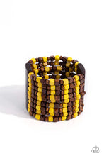 Load image into Gallery viewer, Paparazzi R and R - Yellow Bracelet
