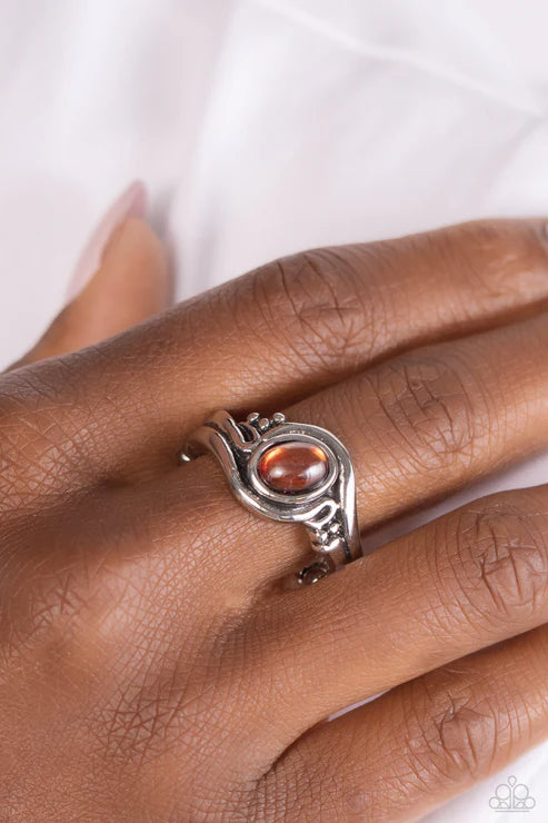 Paparazzi Casually Chromatic - Brown Ring