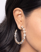 Load image into Gallery viewer, Paparazzi Presidential Pizzazz - Gold Earrings
