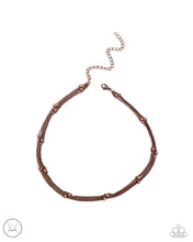 Load image into Gallery viewer, Paparazzi Satellite Strands - Copper Choker Necklace
