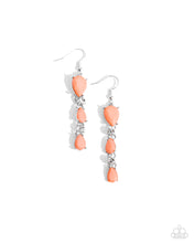 Load image into Gallery viewer, Paparazzi 2pc. Set: Malibu Marvel - Orange Necklace &amp; Malibu March - Orange Earrings
