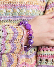 Load image into Gallery viewer, Paparazzi 2pc. Set: Plentiful Pearls - Purple Necklace &amp; Plentiful Pigment - Purple Bracelet
