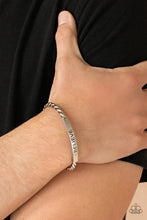 Load image into Gallery viewer, Paparazzi Keep Calm and Believe - Silver Mens Bracelet
