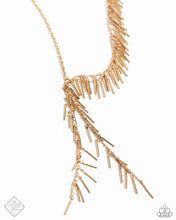 Load image into Gallery viewer, Paparazzi Linear Leap - Gold Necklace

