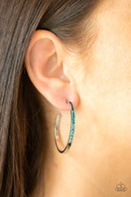 Load image into Gallery viewer, Somewhere Over the OMBRE - Blue Earrings
