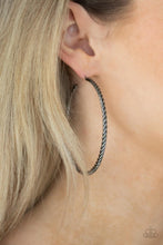 Load image into Gallery viewer, Resist The Twist - Black Earrings
