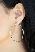 Load image into Gallery viewer, Radiantly Warped - Silver Earrings
