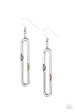 Load image into Gallery viewer, Linked and Synced - Silver Earrings
