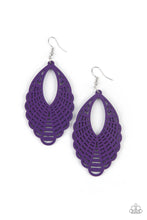 Load image into Gallery viewer, Tahiti Tankini - Purple Earrings
