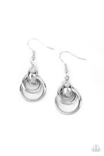 Load image into Gallery viewer, Running In Circles - Silver Earrings
