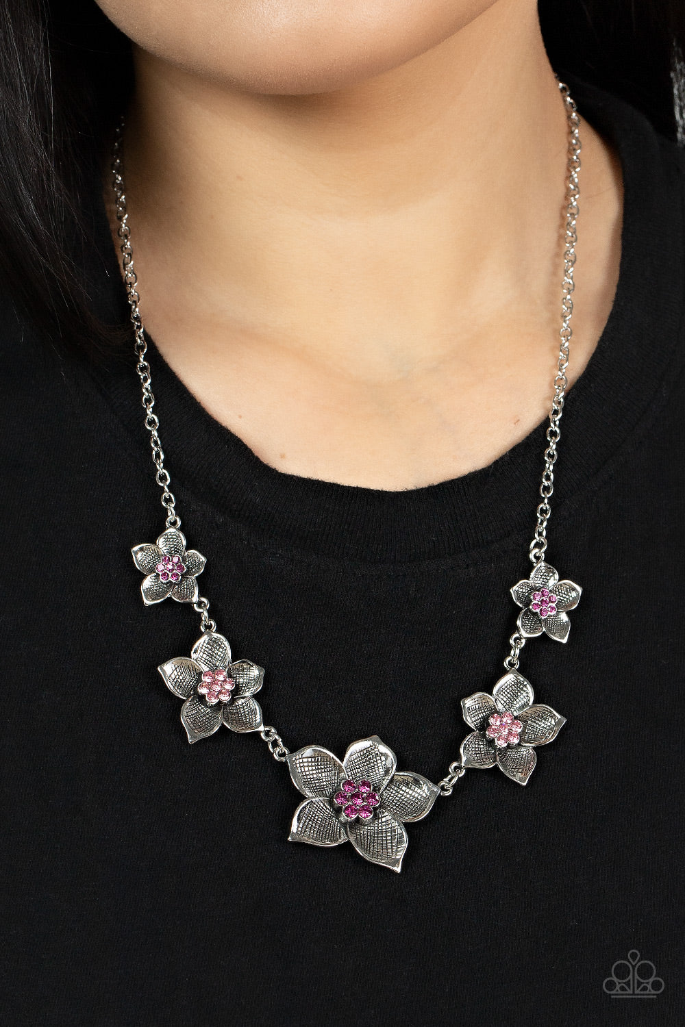 Wallflower Wonderland - Pink Necklaces