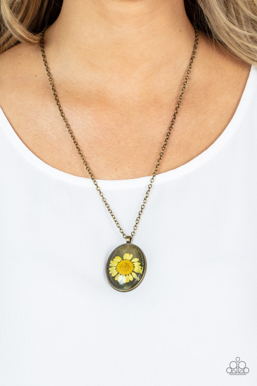 Prairie Passion - Yellow Necklaces