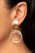 Load image into Gallery viewer, Clear Out! - Gold Clip-Ons Earrings
