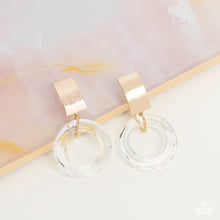 Load image into Gallery viewer, Clear Out! - Gold Clip-Ons Earrings
