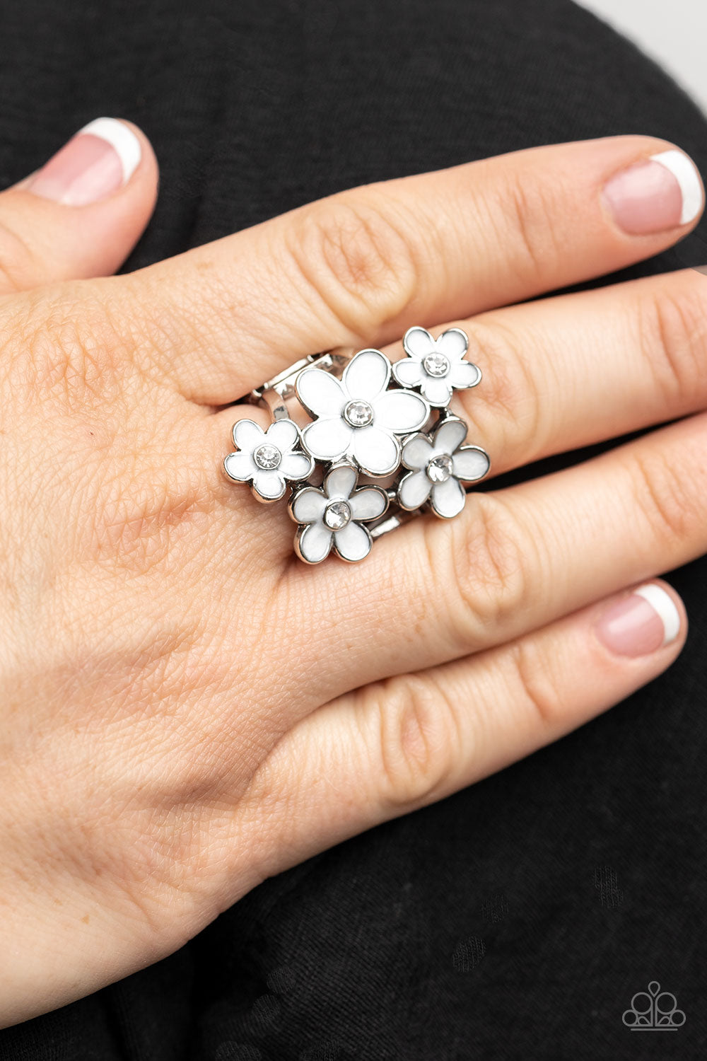 Paparazzi Boastful Blooms -  Ring