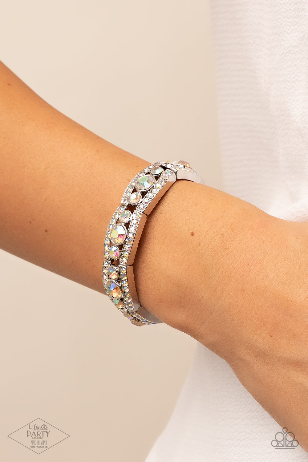 Easy On The ICE - Iridescent Bracelet