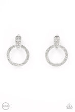 Load image into Gallery viewer, Sparkle at Your Service - White Clip-on Earrings
