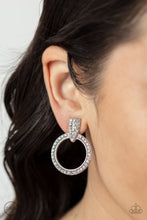 Load image into Gallery viewer, Sparkle at Your Service - White Clip-on Earrings
