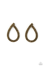 Load image into Gallery viewer, Diva Dust - Brass Earrings
