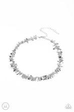 Load image into Gallery viewer, Surreal Shimmer - Silver Choker Necklace
