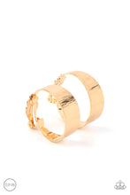 Load image into Gallery viewer, Versatile Velocity - Gold Clip-on Earrings
