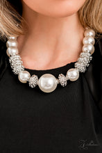 Load image into Gallery viewer, Paparazzi Noble - 2022 White Zi Collection Necklace
