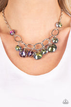 Load image into Gallery viewer, Rhinestone River - Oil Spill Necklace
