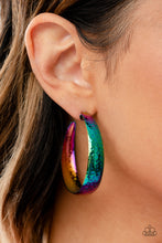 Load image into Gallery viewer, Futuristic Flavor - Oil Spill Earrings
