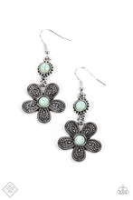 Load image into Gallery viewer, Free-Spirited Flourish - Blue Earrings
