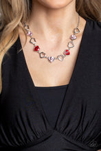 Load image into Gallery viewer, 2pc Set: Contemporary Cupid Necklace &amp; Sentimental Sweethearts Bracelet
