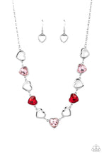 Load image into Gallery viewer, 2pc Set: Contemporary Cupid Necklace &amp; Sentimental Sweethearts Bracelet
