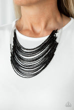 Load image into Gallery viewer, Catwalk Queen - Black Necklace
