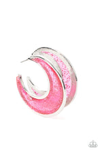 Load image into Gallery viewer, Charismatically Curvy - Pink Earrings
