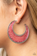 Load image into Gallery viewer, Charismatically Curvy - Pink Earrings
