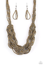 Load image into Gallery viewer, City Catwalk - Brass Necklace
