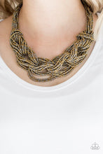 Load image into Gallery viewer, City Catwalk - Brass Necklace
