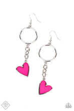 Load image into Gallery viewer, Don’t Miss a HEARTBEAT - Pink Earrings
