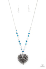 Load image into Gallery viewer, Doting Devotion - Blue Necklace
