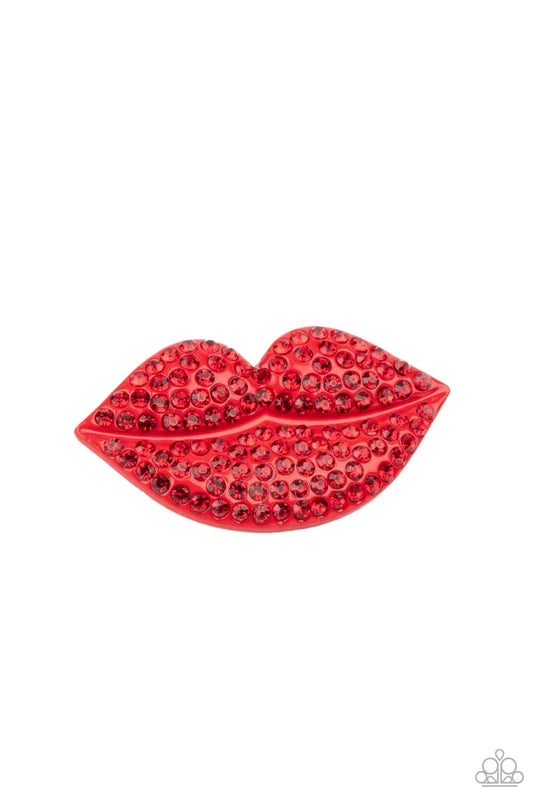 Paparazzi HAIR Kiss - Red Hair Clip