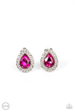 Load image into Gallery viewer, Haute Happy Hour - Pink Clip-Ons Earrings
