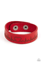 Load image into Gallery viewer, Haute Heartbeat - Red Bracelet
