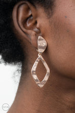 Load image into Gallery viewer, Industrial Gallery - Rose Gold Clip-On Earrings
