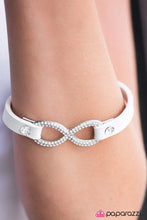 Load image into Gallery viewer, Innocent Till Proven GLITZY! - White Bracelet
