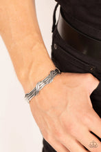 Load image into Gallery viewer, Paparazzi Last Man Standing - Silver Mens Bracelet
