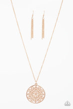 Load image into Gallery viewer, Mandala Melody - Rose Gold Necklace
