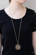 Load image into Gallery viewer, Mandala Melody - Rose Gold Necklace
