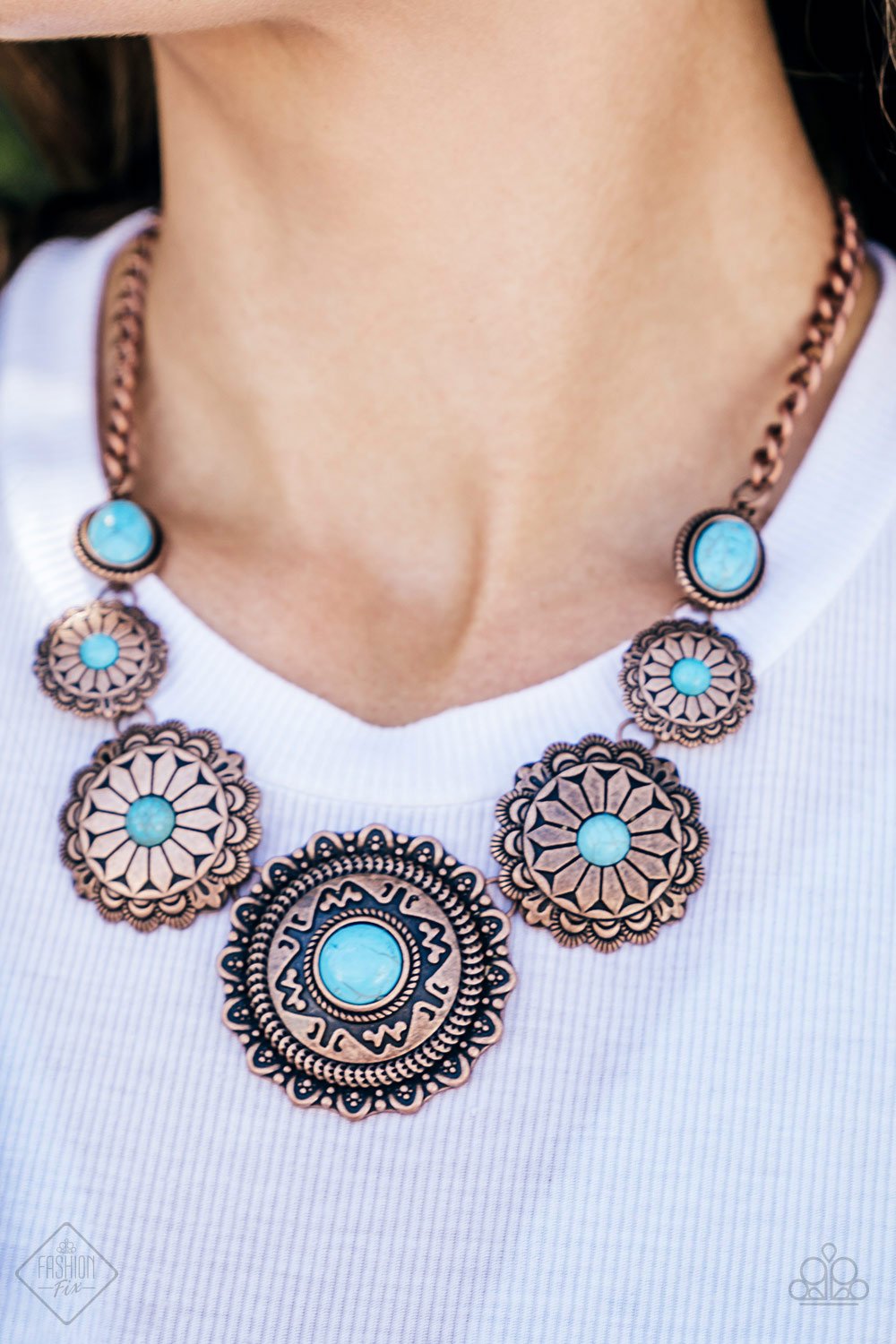 Mayan Marvel - Copper Necklace