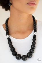 Load image into Gallery viewer, Panama Panorama - Black Necklace
