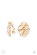 Load image into Gallery viewer, Row, Row, Row Your YACHT - Gold Clip-On Earrings
