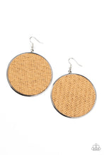 Load image into Gallery viewer, Paparazzi Wonderfully Woven - Brown Earrings
